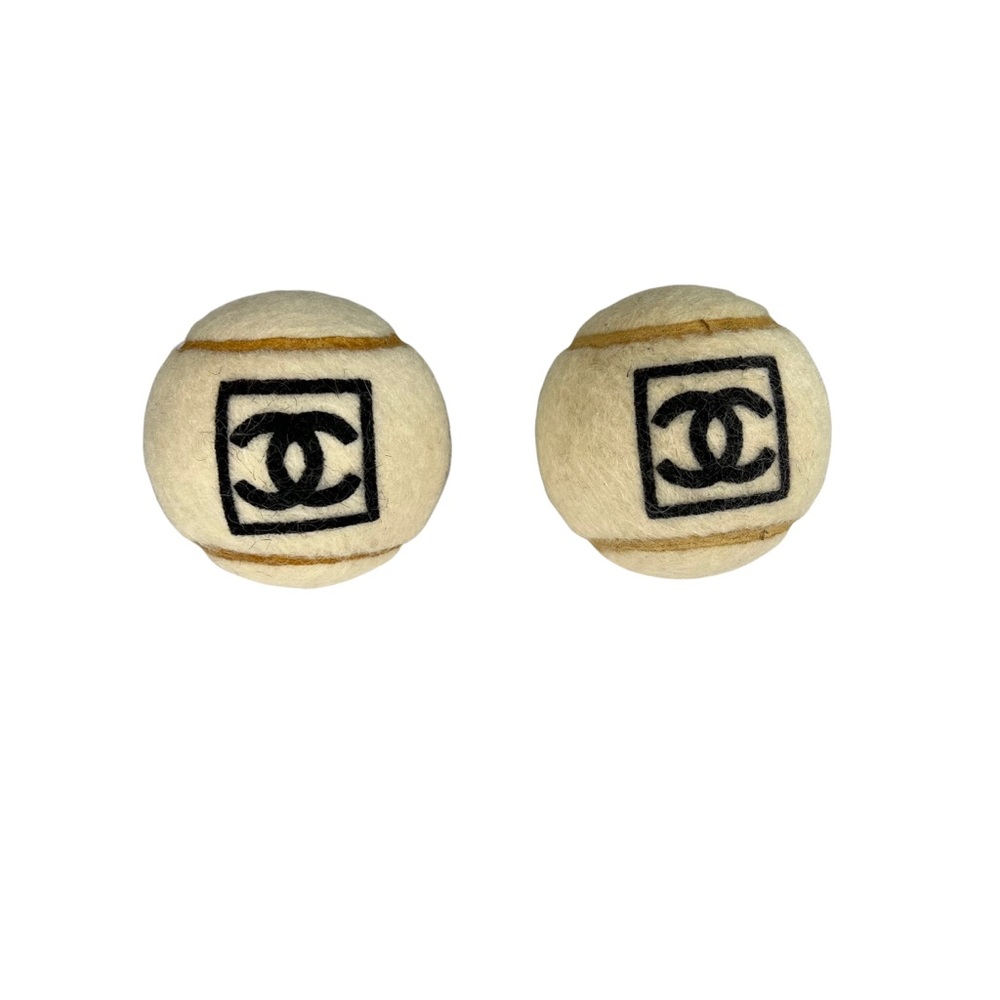 Chanel Sport Vintage CC Tennis Ball Set